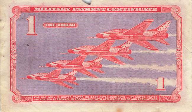 USA MPC Series 681 p.M79 1 Dollar 1969 F-